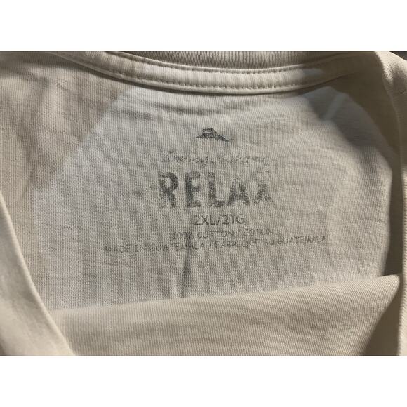 Tommy Bahama “Sailgating” Graphic T-Shirt Men’s XXL White Short Sleeve Relax Fit - Picture 3 of 7